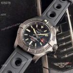 GB Replica Breitling Avenger blackbird Swiss 2824 Watch Black Rubber Strap